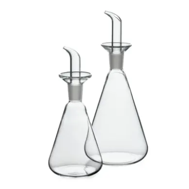Öl- oder Essigflasche Borosilikatglas